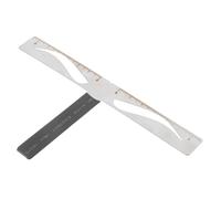 BIUDECO Reusable Professional Eyebrow Ruler Stencil Kit Three Point Balance Positioning Tool for Precise Symmetrical Brow Shaping for Makeup Beginners and Tattoo Stylists
