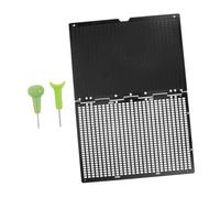 BIUDECO Row Braille Writing Board with Braille Pen Portable Learning Tool for Blind Students Durable and Versatile Writing Accessories for Education and Communication