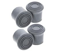 BIUDECO Rubber Foot Caps Replacement for Shower Chair and Bath Stool Non-Slip Feet Compatible with Commode Chairs and Walking Canes Compact and Lightweight for Bathroom Use 4 Pieces