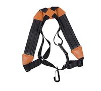 BIUDECO Sax Harness Comfortable Shoulder Belt Padded Leather Saxophone Strap for Tenor Sax