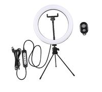 BIUDECO Selfie Stick Tripod Led Ring Live Streaming Phone Holder Phone Tripod Support