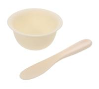 BIUDECO Silicone Facial Mask Mixing Bowl Set 2pcs Medium Size Diy Mask Mixing Supplies with Applicator Stick for Skin Care Home Use