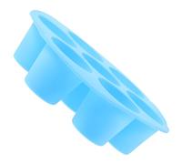 BIUDECO Silicone Muffin Cake Pan Non Stick Baking Mould Cup Blue Cupcake Tray for Desserts Brownies and Breads Food Grade Easy Clean Lightweight Bakeware for Home and Professional Use