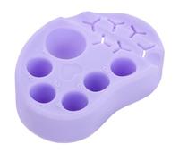 BIUDECO Silicone Nail Art Mixing Palette Versatile Beauty Tool for Blending Eyelash Tattoo Soft Construction Essential Manicure Accessory for Professionals and Home Use