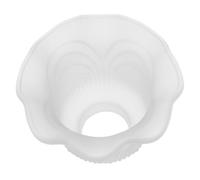 BIUDECO Small Flower Glass Lampshade 43Mm Hole Diameter for Ceiling Lamp, Vintage Nordic Style Pendant Shade for Living Room Bedroom Dining Room