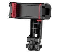 BIUDECO Smartphone Holder Mount Clip with Cold Shoe Rotation Phone Tripod Mount Adapter Angle Design for Vertical Horizontal Use Durable Material for Secure Grip for Photography and Live
