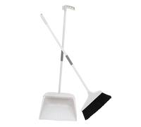 BIUDECO Soft Bristle Broom and Dustpan Kit Efficient Floor Cleaning Tool for Household Use Wind Dustpan for Easy Garbage Collection and Tidy Spaces