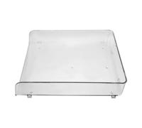 BIUDECO Stackable Fridge Organizer Shelf Divider for Food Storage, Narrow Depth Refrigerator Tray Rack for Meal Prep and Freezer, Modular Cabinet Storage Partition