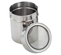 BIUDECO Stainless Steel Coffee Powder Dredger Cocoa Sifter Baking Spice Shaker Kitchen Sugar Sprinkler for Desserts and Cappuccinos Easy Clean Minimalist Design Compact for Small Spaces