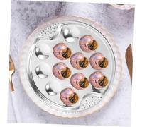 BIUDECO Stainless Steel Escargot Dish Compartment Baking Tray for Snails and Shell Foods Oven Safe Kitchen Serving Utensil for Home and Restaurant Use Stackable Snail Plate for French