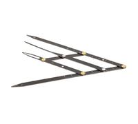 BIUDECO Stainless Steel Eyebrow Ruler, Sliding Three-point Golden Ratio Measuring Tool for Precise Positioning, Professional Makeup and Beauty Use