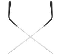 BIUDECO Stainless Steel Eyeglass Leg Replacement Metal Temple Arms with Single Tooth Design Fit for Eyewear Frames Comfortable Contoured Glasses Temples for Repair and Upgrade