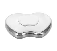 BIUDECO Stainless Steel Face Sculpting Tool Apple Shape Guasha Plate for Skin Lifting and Fatigue Relief Portable Facial Massage Scraping Board for Daily Skincare and Tension Reduction