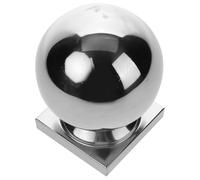 BIUDECO Stainless Steel Handrail Finial Ball Replacement Fence Post Cap with Stable Base for Indoor Outdoor Gates Fences Modern Architectural Use