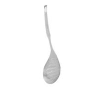 BIUDECO Stainless Steel Slotted Spoon with Handle for Cooking and Frying Efficient Strainer for Noodles Dumplings Pasta and Vegetables Clean Skimmer Colander for Home and Professional Use
