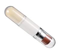 BIUDECO Telescopic Makeup Brush Portable Foundation and Blush Tool with Dense Bristles for Daily Highlighting and Precision Setting for Travel and Various Makeup Occasions