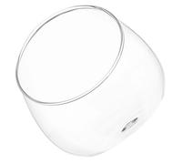 BIUDECO Terrarium Glass Bowl Slant Cut 15Cm Diameter Creative Tabletop Terrarium Jar For Moss Flower Present Home Office Gardening