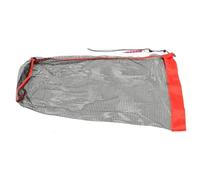 BIUDECO Thickened Fishing Guard Net Drawstring and Ground Spike, 60cm x 100cm Black Mesh Fish Catch Basket, Reinforced Foldable Cast Net Suitable for Coarse and Wild Fishing, Random Color