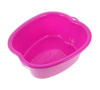 BIUDECO Thickened Purple Foot Bath Bucket Massage Acupoints Household Foot Basin for Spa Soaking and Pedicure for Relaxation in Home Use