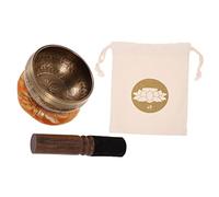 BIUDECO Tibetan Singing Bowl Meditation Handicraft Singing Bowl for Yoga Sound Bowl Meditation Decorative Buddhism Multi-function Sound