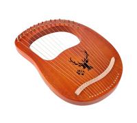 BIUDECO Tone Harp Metal Strings Solid Body Portable for Music Instrument Lovers for Playing Ancient Melodies