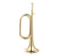 BIUDECO Trumpet Bugle Wind Instrument for Beginners and Professionals Sound Bugle for and Orchestra Durable Music Instrument for All Ages Design