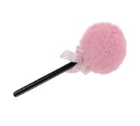 BIUDECO Ultrasoft Lollipop Shape Makeup Puff with Long Handle and Bow Design Gentle Body Powder Puff for Loose and Pressed Powder Smooth Foundation Application for Daily Makeup and Stage