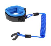 BIUDECO Universal 1.6m Blue Outboard Motor Kill Cord Lanyard, Emergency Engine Stop Switch Tether for and Boat Safety