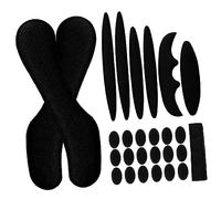 BIUDECO Universal Bike Helmet Padding Kit Replacement Sponge Inner Lining Set Black Cycling Helmet Accessories for Mountain and Electric Bikes