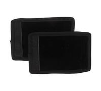 BIUDECO Velvet Crutches Padding for Underarms Soft Antislip Forearm Covers with Secure Fit Warm Protective Arm Pads for Comfortable Winter Walking Aid Black