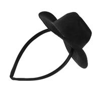 BIUDECO Vintage Fascinator Headband Black Top for Lightweight Women and Mini Hat Polyester with Comfortable Wear Accessory for Holiday Festival Cosplay Costume Party Events