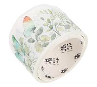 BIUDECO Vintage Floral Washi Tape for Scrapbooking DIY Crafts Japanese Paper Adhesive Tape for Journals Gift Wrapping Decorative Flower Pattern for Diaries and Photo Frames