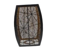 BIUDECO Vintage Iron Lampshade with Spider Web Pattern Hollow Bulb Guard for Table and Floor Lamps Carved Metal Shade Compatible with Various Lamp Bases for Indoor Lighting