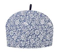 BIUDECO Vintage Teapot Warmer Tea Cozy for Insulated Cotton Flower Printed Insulating Teapot Covers Blue 28x23cm