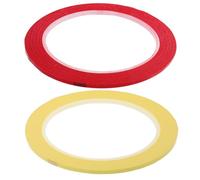 BIUDECO Violin and Cello Fingerboard Sticker Tape Assorted Colour 2 Rolls Pvc Material Accurate Positioning Finger Guide Tape for Beginners for Violin and Cello Fingerboard
