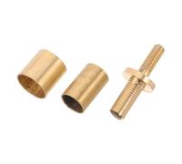 BIUDECO Walking Stick Hardware Kit Copper Ordinary Elderly Crutch Joint Set Anti-Slip Cane Accessories for Senior Mobility and DIY Walking Pole Repair