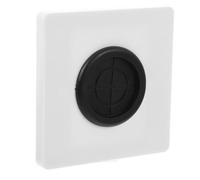 BIUDECO Wall Plate Cord Hider with Protective Cover and Wire Guide Pass Through Insert for Switches and Sockets Easy Installation Blank Panel for Home and Office Wall Mounted Tv Cable