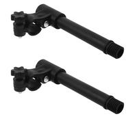 BIUDECO Wheelchair Tray Support Bracket Clamp Fixer with Quick Release Design Wide Compatibility 1 Pair, Black for Wheelchair Table and Tray for Meal and Work