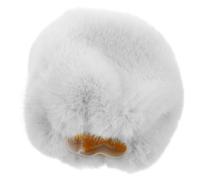 BIUDECO White Furry Microphone Windscreen Cover, Universal Mic Windshield Isolation Shield Pop Filter for Indoor and Outdoor Use