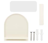 BIUDECO White Smart Speaker Wall Mount Bracket Material Wall Smart Speaker Holder Compatible with Google Nest Wifi and Hub Easy Installation and Space-saving Audio Mount Stand