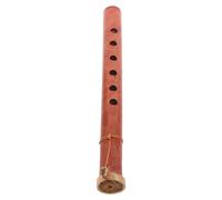 BIUDECO Wind Flute, Performances and Resonance Instrument Rich Versatile with Indonesian 6-hole Bamboo 9.84" Handcrafted Authentic Ethnic Style Folk Campus Activities and Folk Music