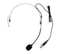 BIUDECO Wired Headset Microphone for Voice Amplifier with Four-pin Xlr Connector Over-ear Headworn Microphone for Teachers and Performers for Speaking and Singing