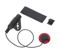BIUDECO Wooden Acoustic Guitar Pickup Ukulele Sound Hole Pickup Piezo Transducer Red for Enhanced Sound Quality