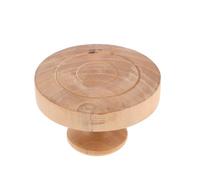 BIUDECO Wooden Chapati Maker Shaper Pie Press Versatile Design Easy to Use Solid Wood Beige Dough Forming Tool for Pancake Crust Flatbreads in Home Kitchens and Restaurants