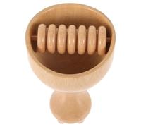 BIUDECO Wooden Massage Tool with Ergonomic Design for Home Use, Manual Body Massage Tool to Alleviate Muscle Fatigue and Enhance Relaxation, Sturdy Wood Material Roller Massager