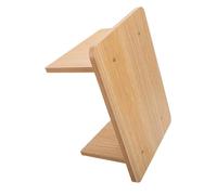BIUDECO Wooden Step Stool Small Lightweight Compact Exercise Step Platform for Adults Comfortable Foot Support for Kitchen Bedroom Living Bathroom Easy to Store and Move
