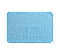 BIUDSTR Self-Cooling Gel Dog Cat Mat Portable Summer Sleeping Mat Pet Cooling Mat,Blue-XL