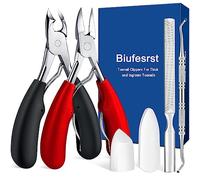 Biufesrst Toenail Clippers, Nail Clipper for Seniors Thick Toenails, Ingrown Heavy Duty Nail Clippers, Extra Large Professional Adult Toe Nail Clipper Sets with Long Handle