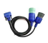 BIUFY 493148 Truck Diagnostic Cable 6Pin+9Pin Adapter Connector Fit for USB Link, Engine Analysis, Maintenance Use