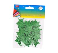 BIUFY 60PieceS Glittering Foam Star Sticker Star Shape Adhesive Sticker for Card Making Scrapbooking Christmas Parties Decoration Green